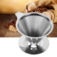 thumbnail image 4 of Stainless Mesh Filter Cup, Pour Over Coffee Dripper, 3.94 X 2.36inch Durable Washable And Reusable Stainless Steel For Camping Home, 4 of 8