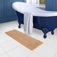 thumbnail image 1 of Soft Microfiber Bathroom Rugs, 47 x 17 Inches Non Slip Bath Mat for Door, Bathroom & Bedroom with Water Absorbent, Machine Washable (Brown), 1 of 7