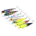 thumbnail image 2 of 1pcs/7pcs 3D Eyes Hooks Simulation Fish Hard Bait Deep Lures Simulation Bait Fish Sea Bass Fishing Tackle Aritificial Lures, 2 of 8
