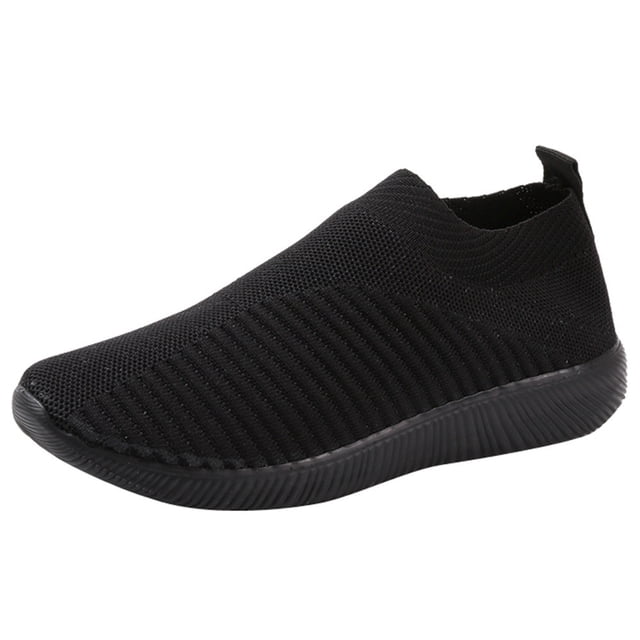 Kcodviy Chaussures de Course Semelles en Maille Travail Femmes Amorti Maximal Espadrilles Larges Extérieur Femmes Espadrilles à Enfiler Patins à Roulettes pour Femmes Chaussures de Sport Confortables Décontractées Espadrilles de Gymnastique pour Femmes Chaussure pour Femme