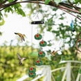 thumbnail image 5 of Fesfesfes Clearance Wind Chime Feeder,Copper Hummingbird Feeder with 6 Musical Tubeses, Solar-Powered Garden Sound Decor multicolour, 5 of 5