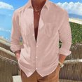 thumbnail image 2 of RKSTN Cardigan pour Homme Décontracté Mode Col Rabattu Chandail Uni Manches Longues Hauts en Coton Décontractés Stylés pour l'Automne, 2 of 9