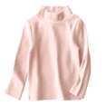 thumbnail image 1 of T-Shirt à Col Rond Épais et Doux pour Tout-Petits, Hauts pour Filles, Confort, Basique, Manches Longues, T-Shirt, Vêtements pour Filles, 1 of 6