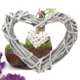 thumbnail image 3 of Daisyyozoid Wholesale Wicker Rattan Hanging Heart Wreath Wedding Supplies Home Decoration Party, 3 of 4