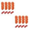thumbnail image 2 of Maytalsory Cordon Réfléchissant de Sécurité pour Tente de Camping Expérience de Camping Sécurisée Cordes de Tente Réfléchissantes Robustes orange Ensemble de 2, 2 of 6