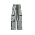 thumbnail image 1 of Diufon Pantalon Cargo Large pour Hommes Taille à Cordon Décontractée Pantalon de Randonnée Extérieur Ample avec Multi-Poches, 1 of 6