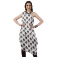 thumbnail image 2 of Moomaya Robe Kurti Sans Manches à une Épaule Imprimée pour Femmes, Vêtement de Créateur Boho pour Fête, 2 of 7