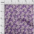 thumbnail image 2 of oneOone Polyester Spandex Purple Fabric Floral Retro Sewing Craft Projects Fabric Prints By Yard 56 Inch Wide, 2 of 5