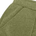thumbnail image 4 of LLYwey on Sale Clearance Womens Sweatpants Joggers Ladies New Straight Tube Solid Color Multi Pocket High Waisted Drawstring Work Sweatpants Pants New Full Length Pants Regular Fitted Green XL, 4 of 8
