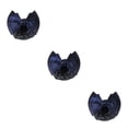 thumbnail image 2 of Baohd Wide Application Bow Work Hair Clips For Various Occasions Professional Hair Plate Mesh Pocket blue fine net 3Set, 2 of 6