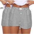 thumbnail image 1 of Shorts pour Femmes, Femmes Mignon Confortable Taille Élastique Bas Nouvelle Mode Imprimé Décontracté Short, 1 of 5