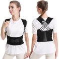thumbnail image 1 of Posture Corrector Adjustable Breathable Men Women Students Back Support Shoulder Back Brace Anti-hunchback Correction Belt Strap, 1 of 8
