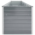 thumbnail image 3 of vidaXL Garden Raised Bed Galvanised Steel 400x80x77 cm Grey, 3 of 4