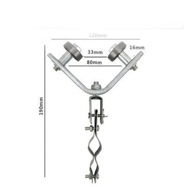 Dvkptbk Pulley Leg Pulley Proxy Hoist Pulley Suspension Round Flat Cable Steel Rope Angle Iron Off Pulley Pulley Assembly Pulley