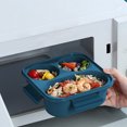 thumbnail image 4 of BUTASY Bento Box Border Student Bento Box Children Sealed Fruit Box Salad Box Work Microwave Lunch Box Chopsticks Dip Container Cute Kids Bento Lunch Box, 4 of 6