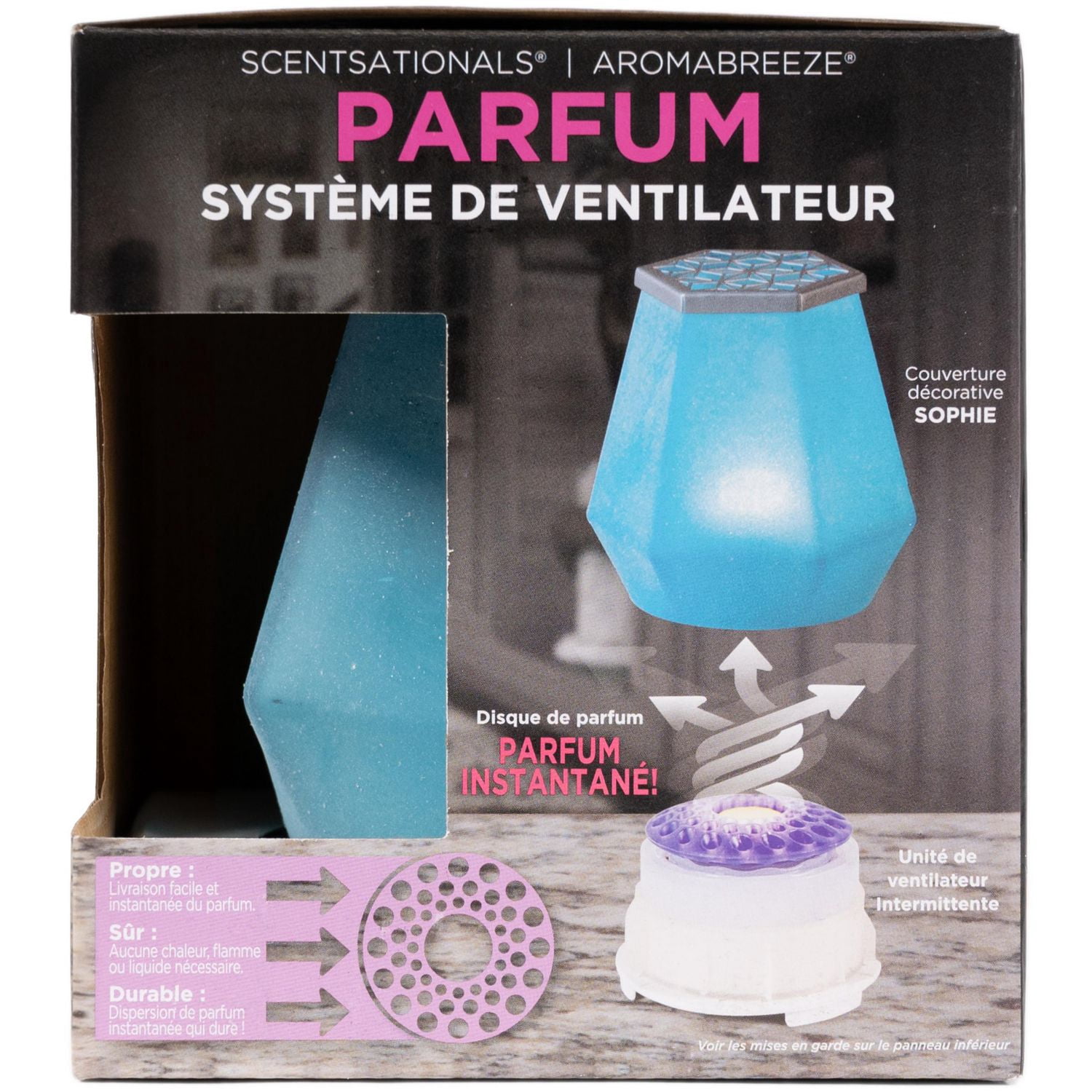 Unité de ventilateur Aromabreeze ScentSationals - Sophie
