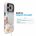 thumbnail image 2 of SKLYDDI Cute Floral Aesthetic Case for iPhone 14 Plus, Compatible with MagSafe, 2 of 7