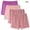 Multicolor,XXXL, variant on Aboser Women's Boyshort Panties Plus Size Seamless Underwear Stretch High Waisted Boxer Briefs Ladies Cotton Boxer Shorts 4 Pack