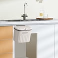 thumbnail image 4 of TIMIFIS Rubbish Bin Kitchen Waste Bin Wall-Mounted Suitable for Household Bathroom Kitchen Bedroom with Lid Waste Basket Kitchen Waste Special Storage Bin Cleaning Supplies, 4 of 8