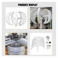 thumbnail image 4 of 1000W 12V/24V 5 Blades Wind Turbine Generator Complete Set Windmill Generate TURBIN Vertical Axis Wind Turbine ,Easy Installation, 4 of 6