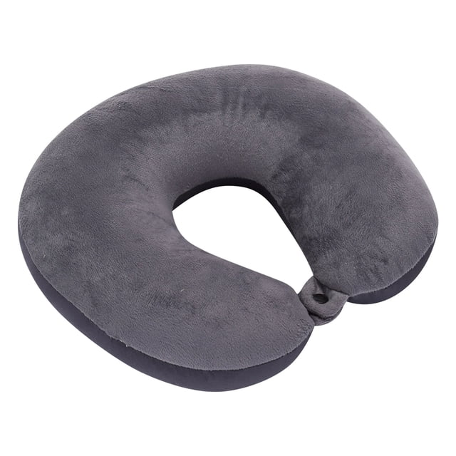 Dusknt Oreiller en Forme de U, Oreiller de Voyage pour le Cou en Mousse Mémoire Avion Voyage Confortable Housse Lavable Oreiller de Soutien pour le Cou pour Dormir sur le Cou, Offre à Durée Limitée!