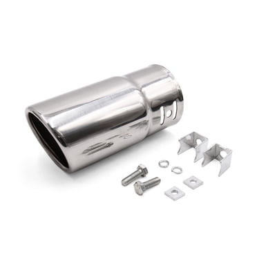 Unique Bargains Silencieux de Queue en Acier Inoxydable pour Voiture et Véhicule, Diamètre d'Entrée 60mm