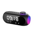 thumbnail image 2 of XWSHYW Speakers Bluetooth Wireless Bluetooth Speaker Bluetooth 5.0 Portable Heavy Bass Hifi Sound Quality Stereo Surround Sound Built-In Led Color Lights Alarm Clock Function Fm Radio Function, 2 of 7
