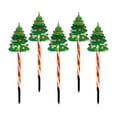 thumbnail image 2 of 5-Pack Solar Powered Christmas Lights LED Waterproof Outdoor Holiday Decorations | Warm White Reindeer Santa Snowflake Tree Shapes | Easy Install Patio Garden Yard Lighting, 2 of 8