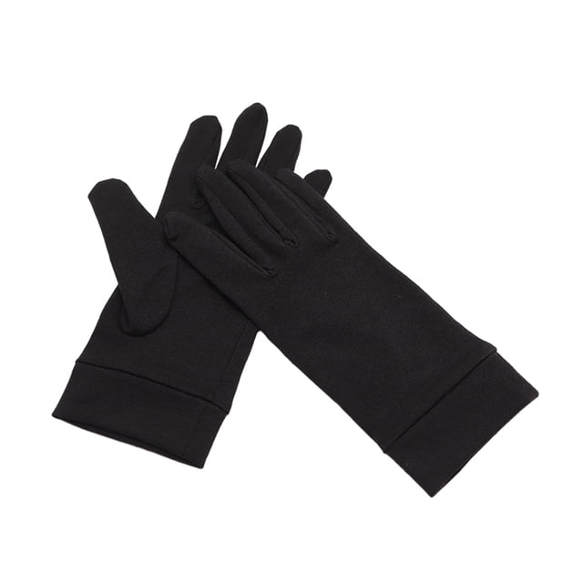 QualitChoice Windproof And Warm Winter Gloves Essential Gear For Outdoor Activities Black S