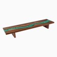 thumbnail image 1 of Desky Minimal Monitor Stand - Walnut Emerald River, 1 of 10