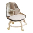 thumbnail image 4 of GROWTH TANK Low Rolling Stool Rolling Seat Cleaning Stool Chair for Kitchen Home Fitness Grey, 4 of 9