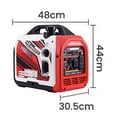 thumbnail image 3 of Maxpeedingrods 4000 Watt Portable Inverter Generator Gas Powered for Camping RV Home Backup, 3 of 7