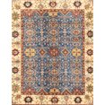 thumbnail image 1 of Ahgly Company Indoor Rectangle Abstract Chestnut Brown Oriental Area Rugs, 8' x 12', 1 of 6