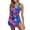 Purple, variant on Swim Dresses for Women Modest One Piece Tankini Swimsuit Tummy Control Bathing Suit Swimdress