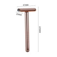 thumbnail image 2 of Reduce Price! WSBDENLK Style Shaver Manual Shaver Retro Beard Blade Stainless Steel Double-sided Blade Shaving, 2 of 2