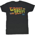 thumbnail image 1 of Back to the Future Grand Scott T-Shirt Noir pour Adulte, 1 of 1
