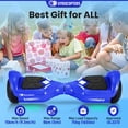 thumbnail image 2 of Gyrocopters Prime All New 2026 Hoverboard | Speed up to 15km/h | 6.5” wheels | 165 lbs weight capacity | UL2272 certified with Wireless Music Speaker (BLUE), 2 of 8