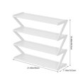 thumbnail image 3 of Chmadoxn Shoe Rack for Closet,Closet Organizers and Storage, 4-layer Shoe Rack Independent With Thickened Steel Pipe Multi-functional Entrance Corridor Shoe Cabinet shoe rack, 3 of 6