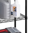 thumbnail image 4 of Hyper Tough 5 Tier Metal Storage Rack, Black Color, 350lbs Loading Capacity for Each Shelf, 5 Tier Shelving, Heavy Duty Metal Shelf, 4 of 7