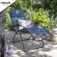 thumbnail image 4 of Lafuma Futura XL Zero Gravity Lawn Steel Recliner Chair, Ocean (2 Pack), 4 of 7