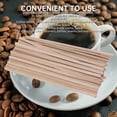 thumbnail image 4 of Coffee Stirrers, Wood Stir Sticks  500Pcs Convenient Eco Friendly  for Coffee Bars, 4 of 8