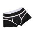 thumbnail image 1 of DPTALR Men's Solid Color Boxer Large Size Mid Waist Boxer Briefs, 1 of 3