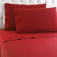 thumbnail image 1 of CHUANK Drap Plat en Flanelle d'Hiver Épais 100 % Coton Grand Lit Rouge, 1 of 1