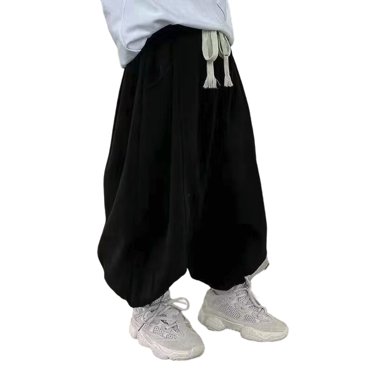 TIWEKE Pantalon Décontracté pour Garçons, Joggers Légers à Cordon, Confortables pour le Quotidien et les Activités de Plein Air, Taille 5-6 Ans