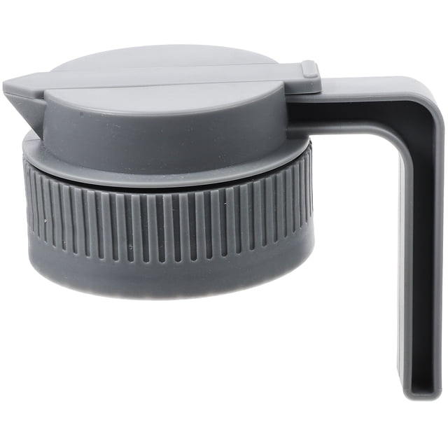 Couvercle de Pot Mason avec Poignée, Couvercle de Bouteille Mason Étanche, Couvercle de Pot Mason Anti-Fuite de Couleur Grise. Fabriqué en Plastique durable, Ce Couvercle Présente un design Nervuré pour un Ajustement Sécuritaire et une Poignée Pratique pour un Versement Facile à une Main. Idéal pour Sceller les Aliments et les Liquides, Il Offre une Étanchéité Étanche et Hermétique. Convient aux Pots Mason pour Café et Autres Besoins de Rangement, Il Mesure 14,00 x 9,00 x 11,00 cm.