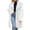 White, variant on EQWLJWE Women Long White Fluffy Coat Brown Faux Fur Winter Coats for Women Long Soft Coat Warm Gray Faux Fur Jackets Open Front Overcoat Outerwear