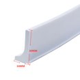 thumbnail image 1 of Collapsible Shower Threshold Water Dam Collapsible Bath Shower Barrier Water Stopper Retention System Dry and Wet Separation for Bathroom Kitchen and More，Attention To The Color And Size Of The Order, 1 of 10