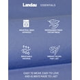 thumbnail image 3 of Landau Essentials Women's Snap Front Scrub Top, Classic Relaxed Fit, V-Neck, 4 Pockets, 3 of 5
