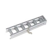 Maoww Folding Mini Folding Ladder For 1/8 1/10 Scx10 Crawler RC Car Accessories Silver