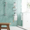 thumbnail image 2 of Zenna Home Shower Tension Pole Caddy, Satin Chrome, 2 of 2